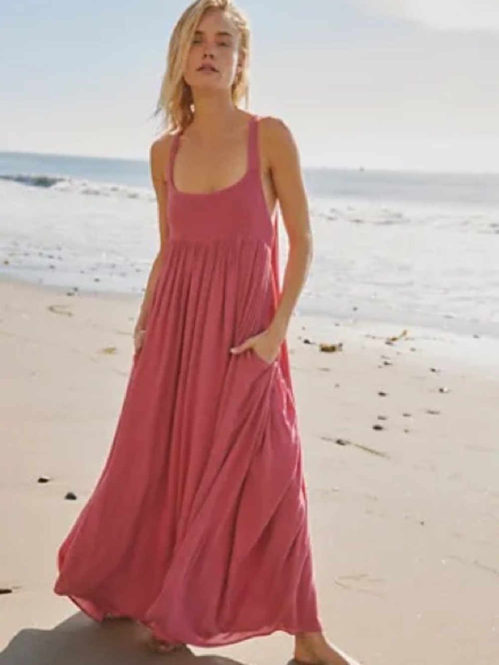 Free People Look My Way Maxi dress sz Medium in Soothing Petals